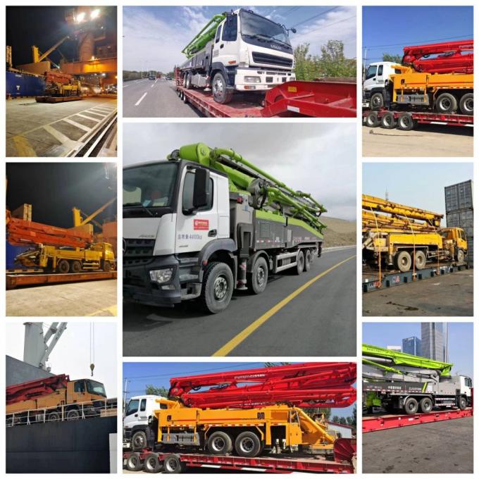 Zoomunited Concrete Pump Truck 56 Meters Using Mercedes Chassis, The Company′s Inventory of Cars Directly Sold