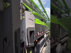 حالت خوب 2013 نارنجی زوملیون 43m پمپ بتنی بنز کامیون ارتفاع تغذیه 1400mm