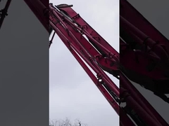 ماشين پمپ بتني مورد استفاده سال 2018 شاسي ماشين پمپ 56 متري نصب شده در حال حاضر براي فروش