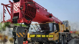 2025 SANY 200 تن جرثقیل کامیون SYM5602JQZ200C8 کارکرده کم ساعت برای فروش